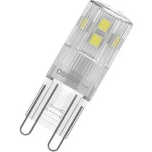 LED žárovka OSRAM 4058075450042 230 V, G9, 1.9 W = 20 W, teplá bílá, A++ (A++ - E), tvar pístu, 3 ks