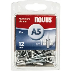 Novus 110030692 slepý nit (Ø x d) 5 mm x 12 mm  hliník  hliník  70 ks