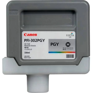 Canon Ink cartridge PFI-302PGY originál  svetlo šedá  2218B001 náplň do tlačiarne