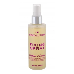 Makeup Revolution London I Heart Revolution Fixing Spray Cookies & Cream 100 ml fixátor make-upu pro ženy