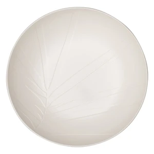 Servírovacia biela porcelánová miska Villeroy & Boch Leaf, ⌀ 26 cm