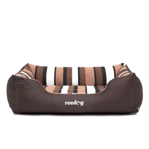 Pelíšek pro psa Reedog Comfy Brown & Stripes - L