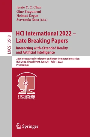 HCI International 2022 â Late Breaking Papers