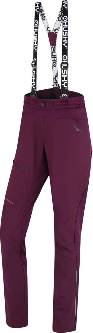 Husky Kixees L M, deep magenta Dámské outdoor kalhoty