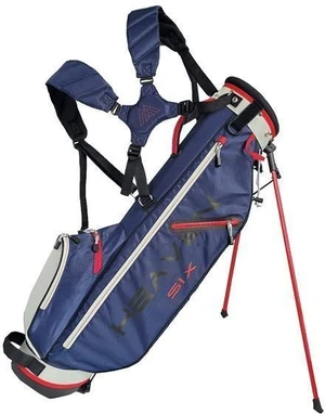 Big Max Heaven 6 Golfbag Navy/Silver/Red