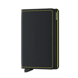 Secrid Slimwallet Matte - Black & Yellow