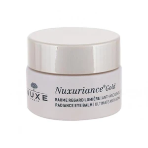 NUXE Nuxuriance Gold Radiance Eye Balm 15 ml očný gél na veľmi suchú pleť; výživa a regenerácia pleti; na rozjasnenie pleti; spevnenie a lifting pleti