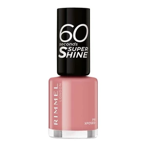 Rimmel London 60 Seconds Super Shine 8 ml lak na nechty pre ženy 711 Xposed