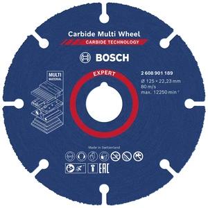 Bosch Accessories EXPERT Carbide Multi Wheel 2608901189 rezný kotúč rovný 1 ks 125 mm 22.23 mm 1 ks