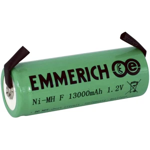 Emmerich F ULF špeciálny akumulátor F spájkovacia špička v tvare U Ni-MH 1.2 V 13000 mAh