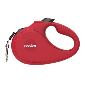 Reedog Senza Basic samonavíjacie vodítko L  50kg / 5m páska / červené