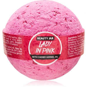 Beauty Jar Lady In Pink šumivá koule do koupele s olejem z třešňových jader 150 g