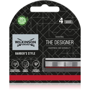 Wilkinson Sword Barbers Style The Architect náhradné žiletky 4 ks