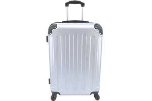 Cestovní  palubní  skořepinový  kufr na čtyřech kolečkách Arteddy (XS) 30l - stříbrná