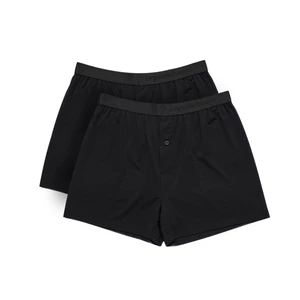 Organic Basics Trenírky Organic Basics TENCEL™ Lite Boxer Shorts - čierne (2 ks) - S