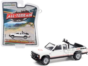 1991 Chevrolet S-10 Baja Extended Cab Pickup Truck White with Graphics "All Terrain" Series 12 1/64 Diecast Model Car by Greenlight