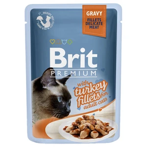 Brit Premium Cat Delicate Fillets ve šťávě s krůtou 85g