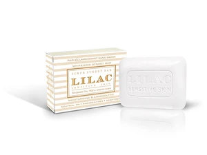 LILAC Whitening & Scrub Syndet Bar - dermatologicke mydlo Peelingové a bieliace