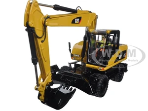 CAT Caterpillar M316D Wheel Excavator with Operator "Core Classics Series" 1/50 Diecast Model  by Diecast Masters