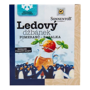 Čaj Ledový džbánek pomeranč - bazalka 40 g BIO   SONNENTOR