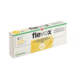 FLEVOX Spot-on pro psy S 0,67 ml roztok 1 pipeta