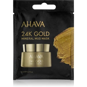 Ahava Mineral Mud 24K Gold minerálna bahenná maska s 24karátovým zlatom 6 ml