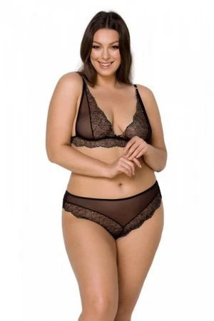 Passion Amberly Erotická souprava Plus Size 4XL/5XL černá