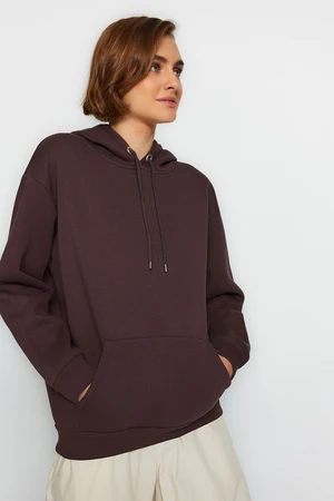 Felpa con cappuccio da donna Trendyol Oversize