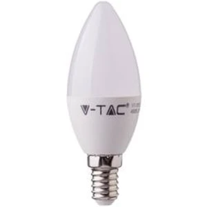 LED žárovka V-TAC 7264 240 V, E14, 5.5 W = 40 W, přírodní bílá , A+ (A++ - E), tvar svíčky, nestmívatelné, 3 ks