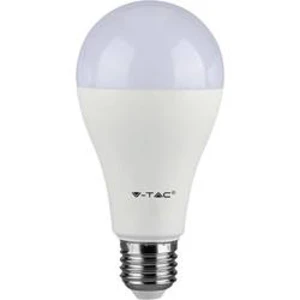 LED žárovka V-TAC 161 230 V, E27, 15 W = 85 W, studená bílá, A+ (A++ - E), tvar žárovky, 1 ks