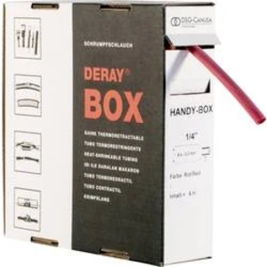 Smršťovací bužírka bez lepidla DSG Canusa DERAY-Box 8610095302 2:1, -55 - +125 °C, 9.50 mm, červená, 5 m