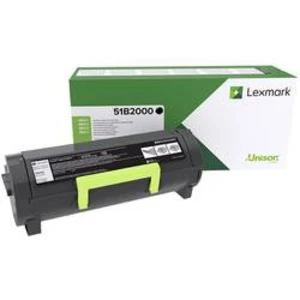 Lexmark vratný toner MS317 MS417 MS517 MS617 MX317 MX417 MX517 MX617 51B2000 originál černá 2500 Seiten