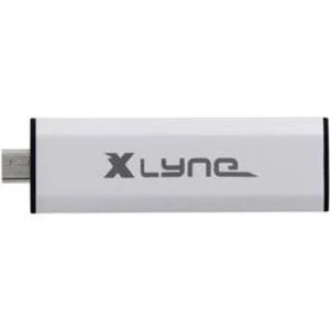 USB paměť pro smartphony/tablety Xlyne "OTG", 16 GB, USB 3.2 Gen 1 (USB 3.0), microUSB 2.0, stříbrná