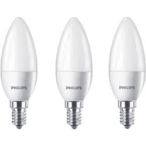 LED žárovka Philips Lighting 929001253695 230 V, E14, 5.5 W = 40 W, teplá bílá, A+ (A++ - E), tvar svíčky, 3 ks