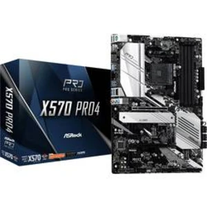 Základní deska ASRock X570 Pro 4 Socket AMD AM4 Tvarový faktor ATX Čipová sada základní desky AMD® X570