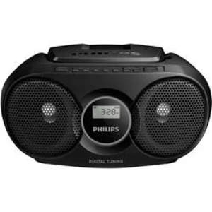 Přenosný CD přehrávač Discman Philips AZ215, AUX, CD, černá