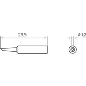 Pájecí hrot Weller XNT 4, 1,2 mm