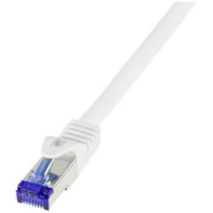 Síťový kabel RJ45 LogiLink C6A121S, CAT 6A, S/FTP, 30 m, bílá