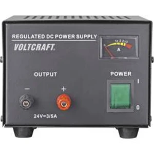 Laboratorní zdroj s pevným napětím VOLTCRAFT FSP-1243, 24 V/DC, 3 A, 72 W, Počet výstupů: 1 x, Kalibrováno dle (DAkkS)