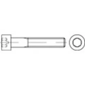 Šrouby s válcovou hlavou Toolcraft, vnitřní šestihran, DIN 912, M 12 x 95 mm, 8.8, gal. Zn, 50 ks