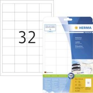 Herma 4200 etikety 48.3 x 33.8 mm papír bílá 800 ks permanentní univerzální etikety inkoust, laser, kopie 25 Blatt A4