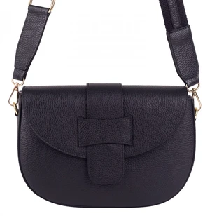 SEGALI Dámská kožená crossbody kabelka Vanesa Black