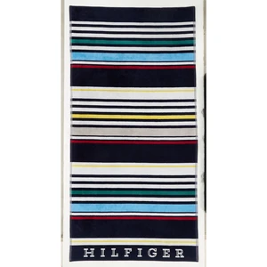 Tommy Hilfiger OSUŠKA NA PLÁŽ, 90/180 cm, tmavě modrá