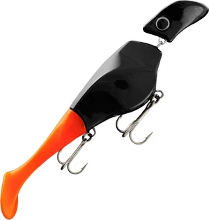 Headbanger Lures Shad Suspending Black/Orange 22 cm 74 g