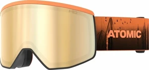 Atomic Four Pro HD Photo Black/Orange/Tree Ski Brillen