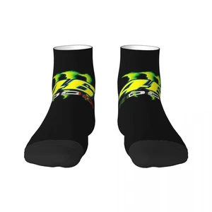 Novelty Printed Rossi Socks for Men Women Stretchy Summer Autumn Winter Crew Socks