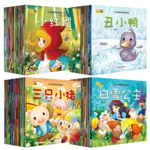 Random 20 Books Chinese Mandarin baby Picture Story Book Cognitive Early Education Stories Books For Kids Toddlers Age 3 to 6