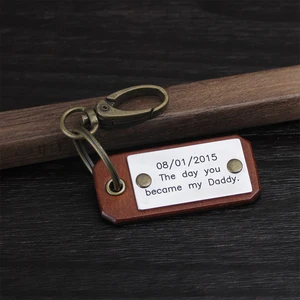 Personalized Coordinate keychain - handwriting keyring - leather key chain - Gift for Him