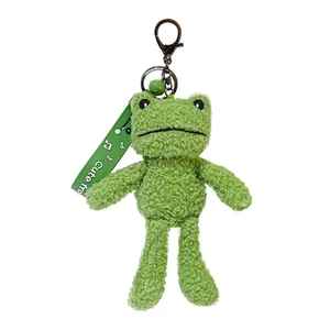 2022 New for FROG Plush Keychain Keyring Gift Classroom Prizes for Kids Schoo