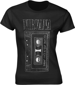 Nirvana Tričko As You Are Tape Womens Black L